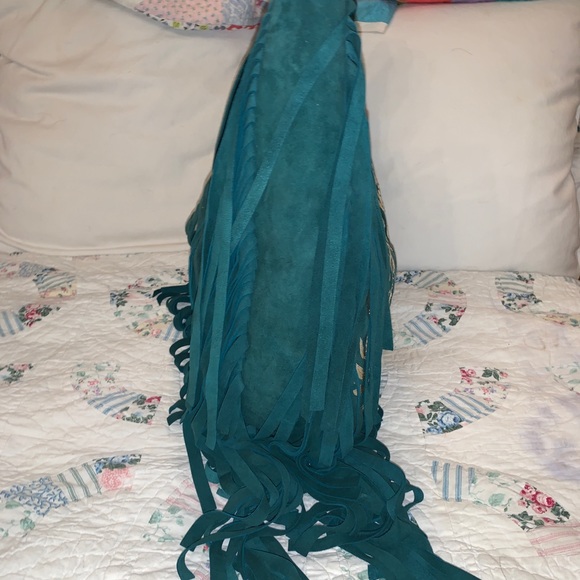 NEW HUGE EMBROIDERED FRINGED BOHO BAG FROM AUSTRALIA - ONE OF A KIND!!! - Picture 7 of 14